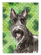 Load image into Gallery viewer, Shamrocks Scottish Terrier Flag Canvas House Size CK1791CHF