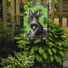 Load image into Gallery viewer, Shamrocks Scottish Terrier Garden Flag - Outdoor Decorative Yard Flag CK1791GF