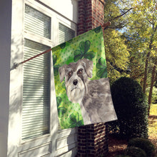 Load image into Gallery viewer, Shamrocks Schnauzer #1 Flag Canvas House Size CK1792CHF