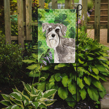 Load image into Gallery viewer, Shamrocks Schnauzer #1 Garden Flag - Outdoor Decorative Yard Flag CK1792GF