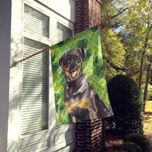 Load image into Gallery viewer, Shamrocks Rottweiler Flag Canvas House Size CK1794CHF
