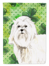Load image into Gallery viewer, Shamrocks Maltese Flag Canvas House Size CK1797CHF