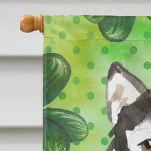 Load image into Gallery viewer, Shamrocks Alaskan Malamute Flag Canvas House Size CK1798CHF