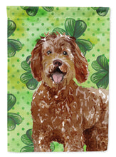 Load image into Gallery viewer, Shamrocks Labradoodle Flag Canvas House Size CK1800CHF