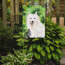 Load image into Gallery viewer, Shamrocks Japanese Spitz Garden Flag - Outdoor Decorative Yard Flag CK1801GF