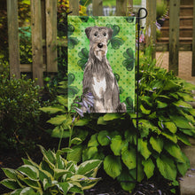 Load image into Gallery viewer, Shamrocks Irish Wolfhound Garden Flag - Outdoor Decorative Yard Flag CK1802GF