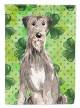 Load image into Gallery viewer, Shamrocks Irish Wolfhound Garden Flag - Outdoor Decorative Yard Flag CK1802GF