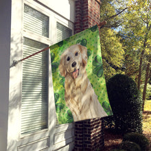 Load image into Gallery viewer, Shamrocks Golden Retriever Flag Canvas House Size CK1804CHF