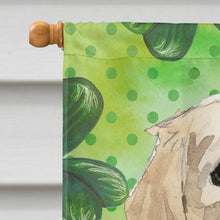 Load image into Gallery viewer, Shamrocks Golden Retriever Flag Canvas House Size CK1804CHF
