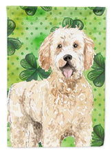 Load image into Gallery viewer, Shamrocks Goldendoodle Flag Canvas House Size CK1805CHF