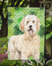 Load image into Gallery viewer, Shamrocks Goldendoodle Garden Flag - Outdoor Decorative Yard Flag CK1805GF