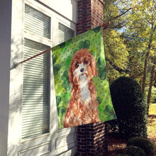 Load image into Gallery viewer, Shamrocks Cavapoo Flag Canvas House Size CK1807CHF