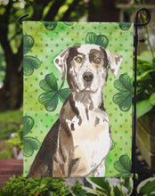 Load image into Gallery viewer, Shamrocks Catahoula Leopard Dog Garden Flag - Outdoor Decorative Yard Flag CK1808GF