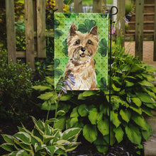 Load image into Gallery viewer, Shamrocks Cairn Terrier Garden Flag - Outdoor Decorative Yard Flag CK1809GF