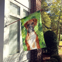 Load image into Gallery viewer, Shamrocks Boxer Flag Canvas House Size CK1810CHF