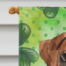 Load image into Gallery viewer, Shamrocks Boxer Flag Canvas House Size CK1810CHF