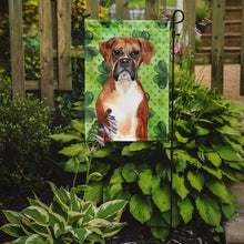 Load image into Gallery viewer, Shamrocks Boxer Garden Flag - Outdoor Decorative Yard Flag CK1810GF