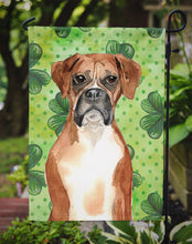 Load image into Gallery viewer, Shamrocks Boxer Garden Flag - Outdoor Decorative Yard Flag CK1810GF
