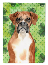 Load image into Gallery viewer, Shamrocks Boxer Garden Flag - Outdoor Decorative Yard Flag CK1810GF