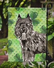Load image into Gallery viewer, Shamrocks Bouvier des Flandres Garden Flag - Outdoor Decorative Yard Flag CK1811GF