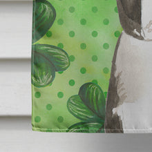 Load image into Gallery viewer, Shamrocks Boston Terrier Flag Canvas House Size CK1812CHF