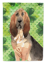 Load image into Gallery viewer, Shamrocks Bloodhound Flag Canvas House Size CK1813CHF