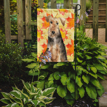 Load image into Gallery viewer, Fall Leaves Welsh Terrier Garden Flag - Outdoor Decorative Yard Flag CK1821GF