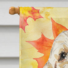 Load image into Gallery viewer, Fall Leaves Spinone Italiano Flag Canvas House Size CK1823CHF