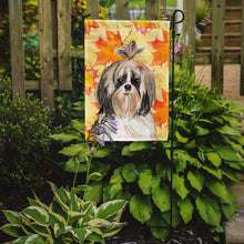 Load image into Gallery viewer, Fall Leaves Shih Tzu Garden Flag - Outdoor Decorative Yard Flag CK1826GF