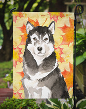 Load image into Gallery viewer, Fall Leaves Alaskan Malamute Garden Flag - Outdoor Decorative Yard Flag CK1835GF