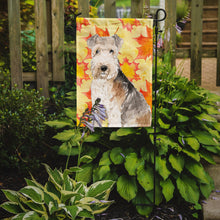 Load image into Gallery viewer, Fall Leaves Lakeland Terrier Garden Flag - Outdoor Decorative Yard Flag CK1836GF
