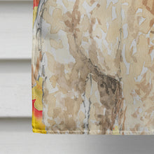 Load image into Gallery viewer, Fall Leaves Goldendoodle Flag Canvas House Size CK1842CHF