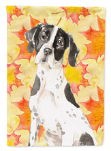 Load image into Gallery viewer, Fall Leaves English Pointer Garden Flag - Outdoor Decorative Yard Flag CK1843GF