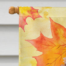 Load image into Gallery viewer, Fall Leaves Cavapoo Flag Canvas House Size CK1844CHF