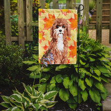 Load image into Gallery viewer, Fall Leaves Cavapoo Garden Flag - Outdoor Decorative Yard Flag CK1844GF