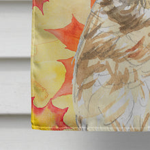 Load image into Gallery viewer, Fall Leaves Cairn Terrier Flag Canvas House Size CK1846CHF
