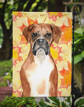 Load image into Gallery viewer, Fall Leaves Boxer Garden Flag - Outdoor Decorative Yard Flag CK1847GF