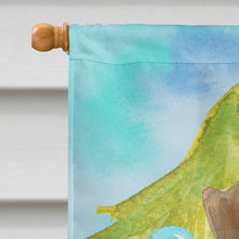 Load image into Gallery viewer, Christmas Tree Welsh Terrier Flag Canvas House Size CK1858CHF