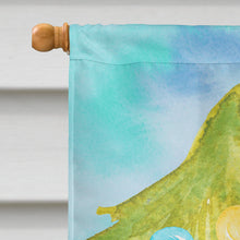 Load image into Gallery viewer, Christmas Tree Shih Tzu Puppy Flag Canvas House Size CK1862CHF