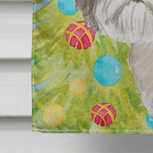 Load image into Gallery viewer, Christmas Tree Shih Tzu Puppy Flag Canvas House Size CK1862CHF