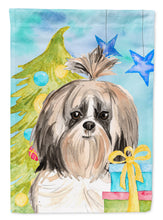 Load image into Gallery viewer, Christmas Tree Shih Tzu Garden Flag - Outdoor Decorative Yard Flag CK1863GF