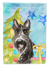 Load image into Gallery viewer, Christmas Tree Scottish Terrier Flag Canvas House Size CK1865CHF