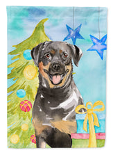 Load image into Gallery viewer, Christmas Tree Rottweiler Flag Canvas House Size CK1868CHF