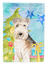 Load image into Gallery viewer, Christmas Tree Lakeland Terrier Flag Canvas House Size CK1873CHF