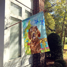 Load image into Gallery viewer, Christmas Tree Labradoodle Flag Canvas House Size CK1874CHF