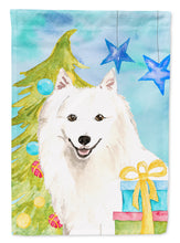 Load image into Gallery viewer, Christmas Tree Japanese Spitz Flag Canvas House Size CK1875CHF