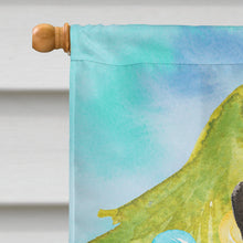 Load image into Gallery viewer, Christmas Tree Irish Wolfhound Flag Canvas House Size CK1876CHF
