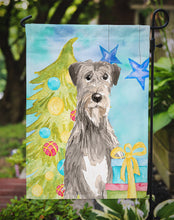 Load image into Gallery viewer, Christmas Tree Irish Wolfhound Garden Flag - Outdoor Decorative Yard Flag CK1876GF