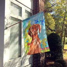 Load image into Gallery viewer, Christmas Tree Vizsla Flag Canvas House Size CK1877CHF