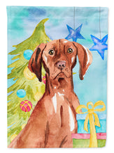 Load image into Gallery viewer, Christmas Tree Vizsla Garden Flag - Outdoor Decorative Yard Flag CK1877GF